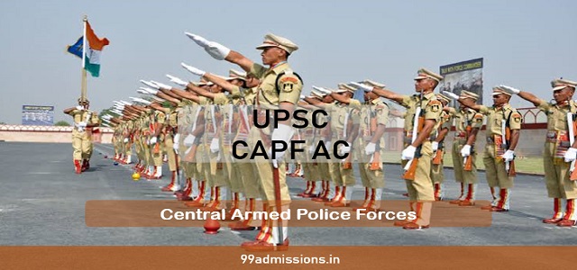 UPSC CAPF AC Application Form