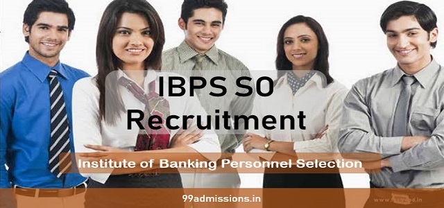 IBPS SO Application Form