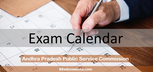 APPSC Exam Calendar 2023