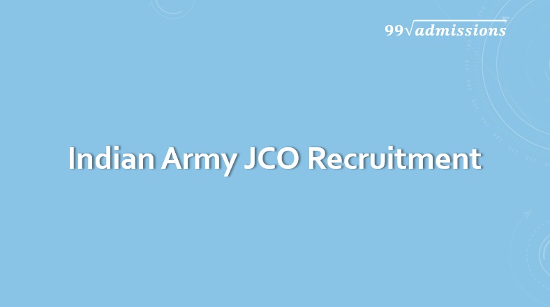 Indian Army JCO Recruitment