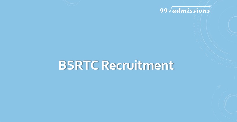 BSRTC Recruitment