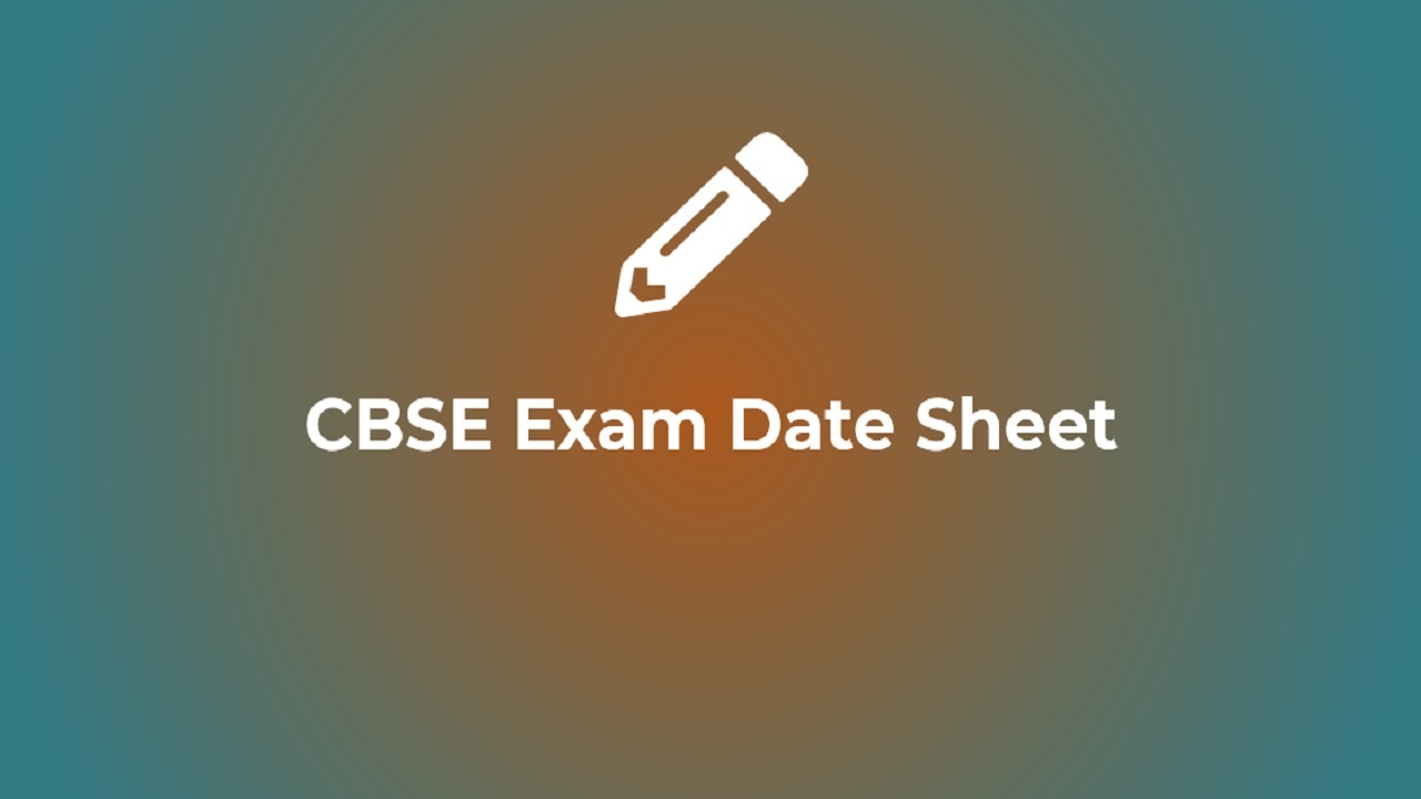 CBSE Exam Date Sheet 2023