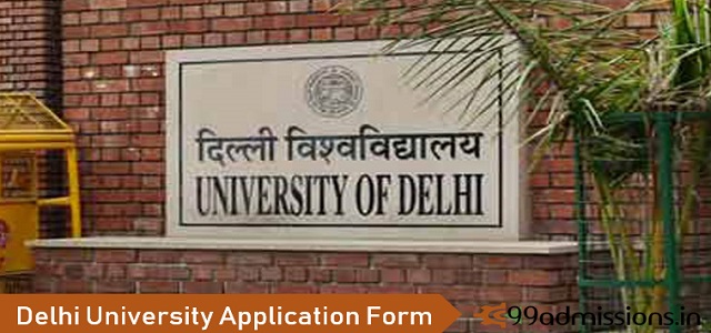 Delhi University Application Form