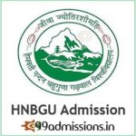 HNBGU Admission 2020