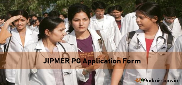 JIPMER PG Application Form
