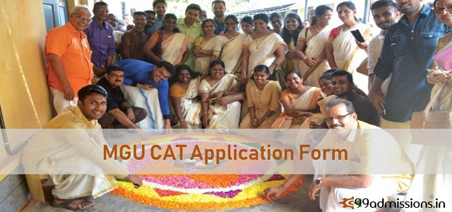MGU CAT Application Form
