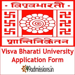 Visva Bharati University Application Form