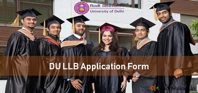 DU LLB Application Form