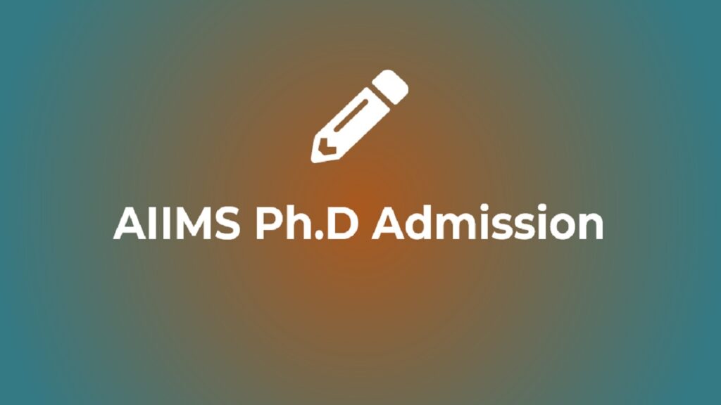 aiims phd eligibility