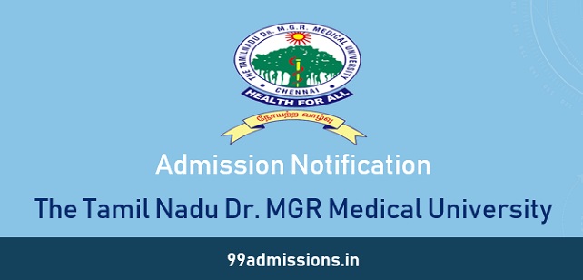 Dr MGR University Admission