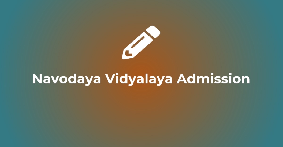 Navodaya Vidyalaya Application Form 2023-24