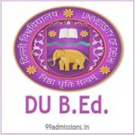 DU B.Ed Application Form
