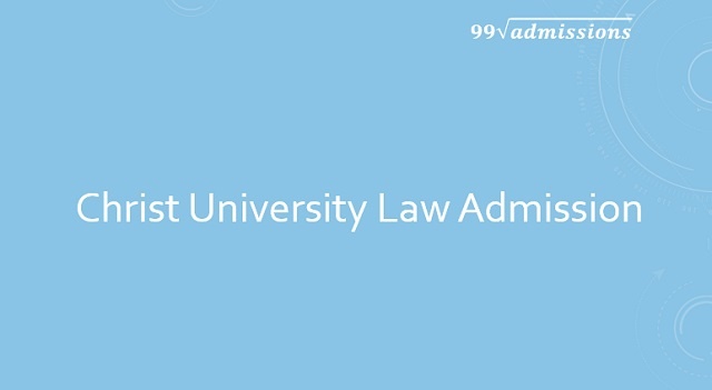 Christ University Law Admission
