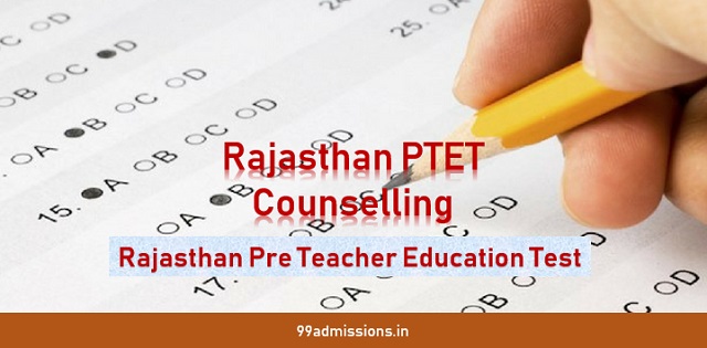 Rajasthan PTET Counselling