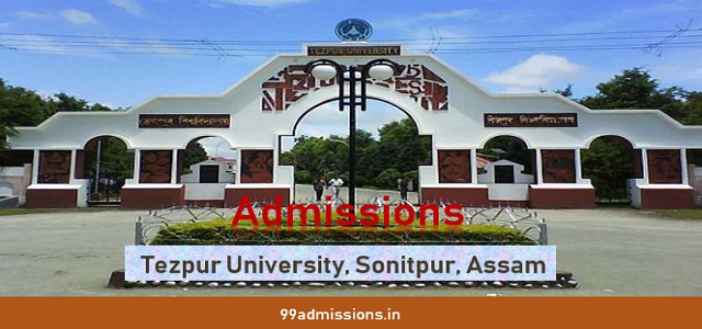 Tezpur University Admission