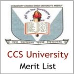 CCS University Merit List