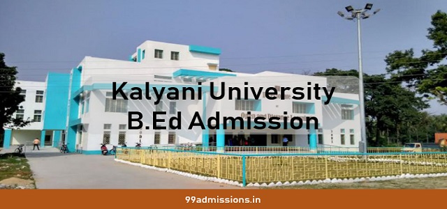 Kalyani University B.Ed Admission