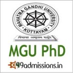 MGU Kerala PhD Admission