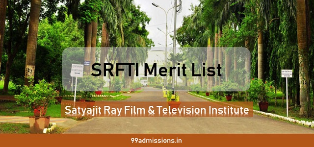 SRFTI JET Merit List