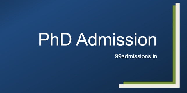 Phd Admission 2023