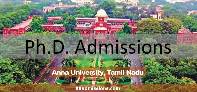 how to do phd in anna university