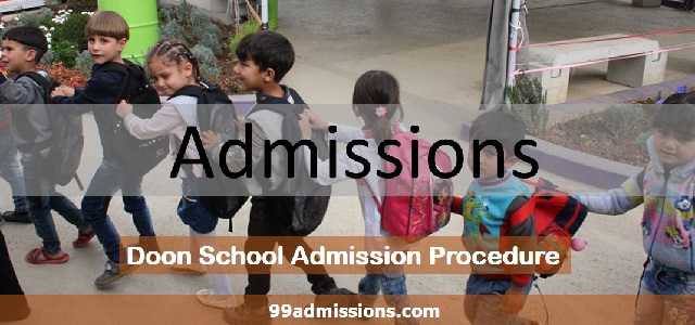 Doon School Admission