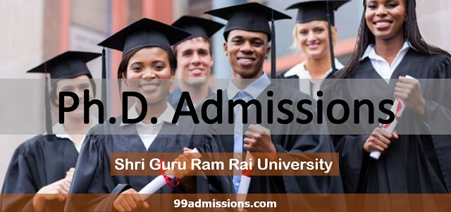 SGRR University PhD Admission