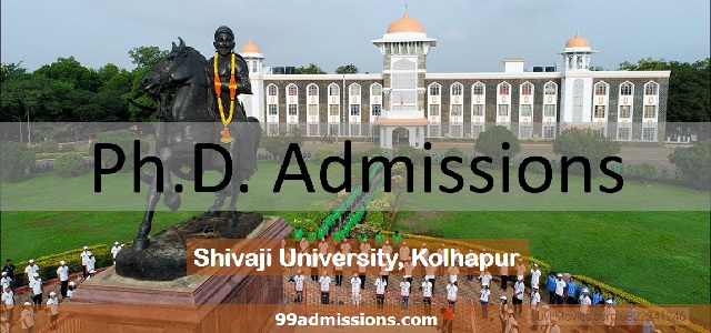 shivaji university phd application form