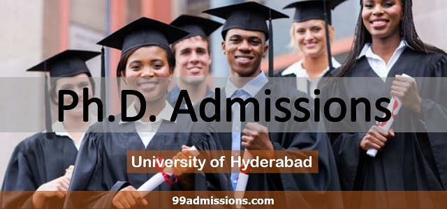 University of Hyderabad Ph.D Admission 2022