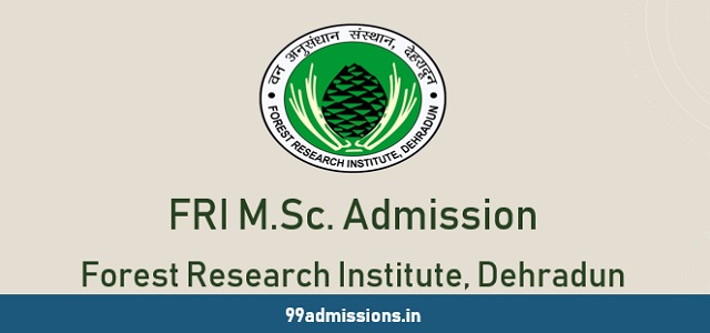 FRI M.Sc Admission