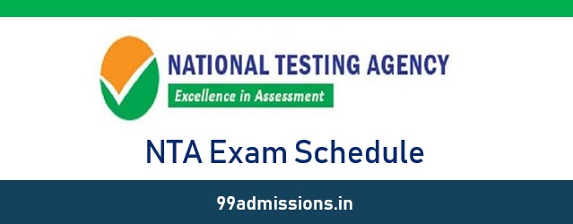 NTA Exam Schedule