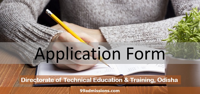 Odisha ITI Application Form