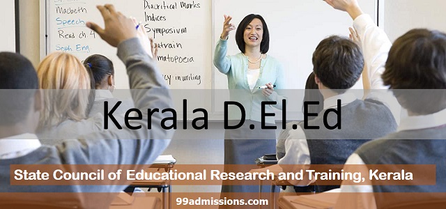 SCERT Kerala D.El.Ed 2021