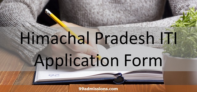 Himachal Pradesh ITI Application Form