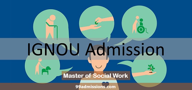IGNOU MSW Admission