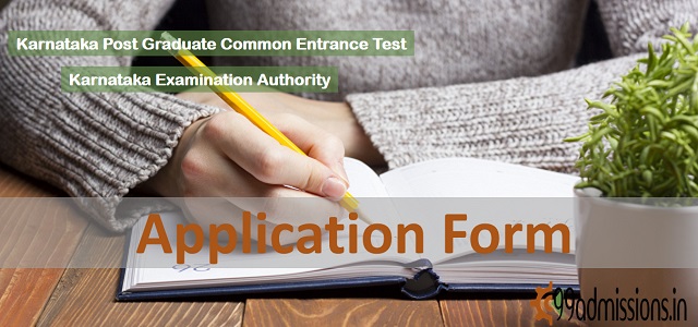 Karnataka PGCET Application Form