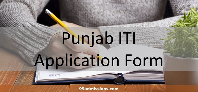 Punjab ITI Application Form