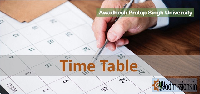 APSU Time Table