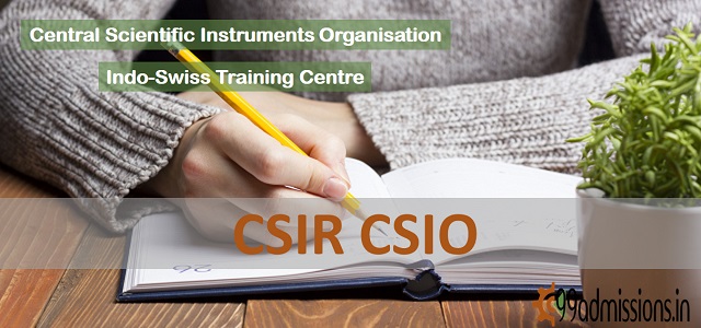CSIR CSIO Admission