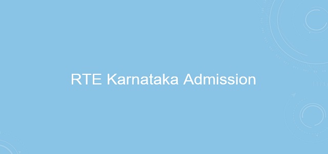 RTE Karnataka Admission