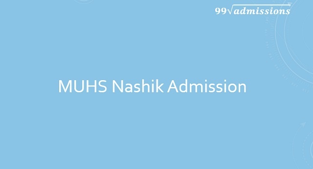 MUHS Nashik Admission