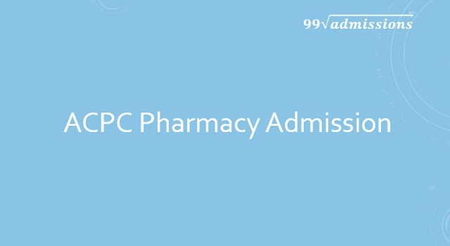 ACPC Pharmacy Admission