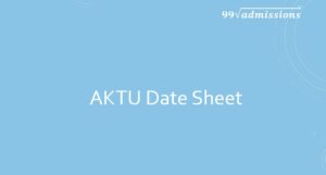 UPTU/AKTU Date Sheet 2024 2nd, 4th, & 6th Time Table