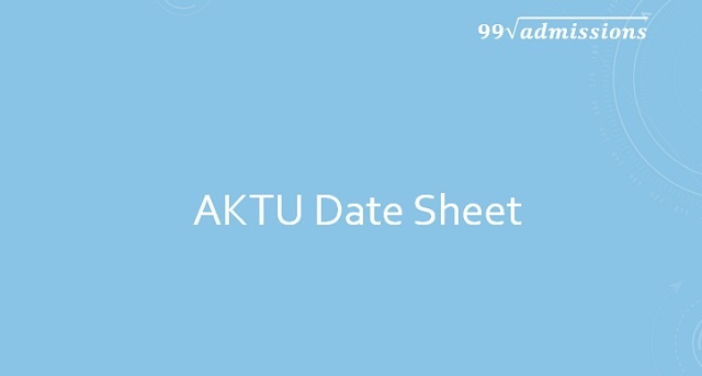 AKTU Date Sheet