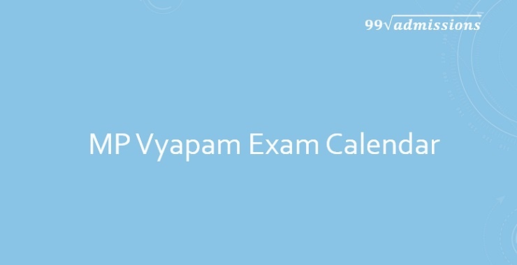 MP Vyapam Exam Calendar