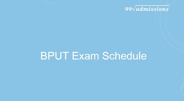 BPUT Exam Schedule