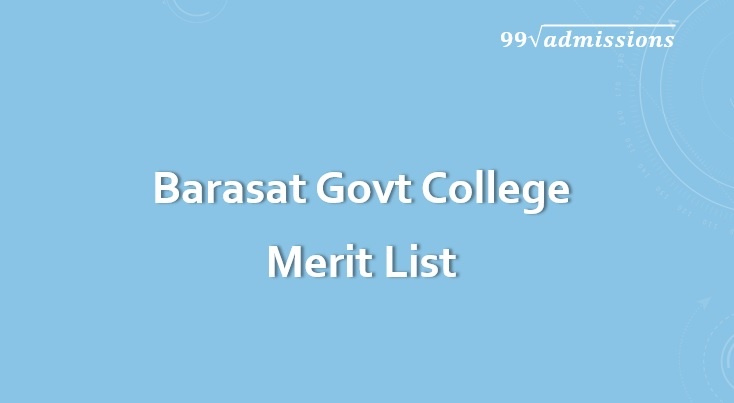 Barasat Govt College Merit List
