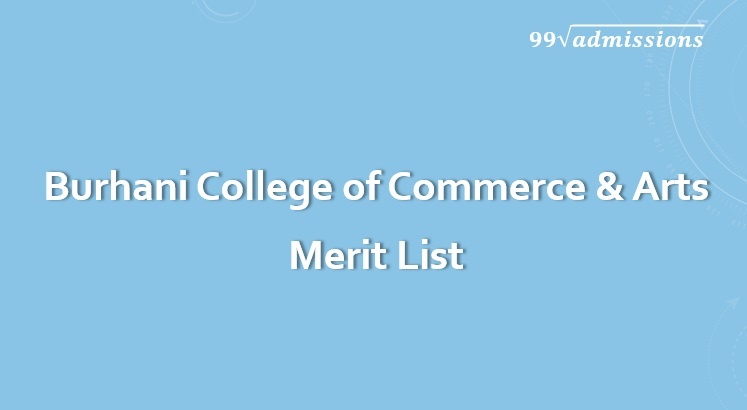 Burhani College Merit List