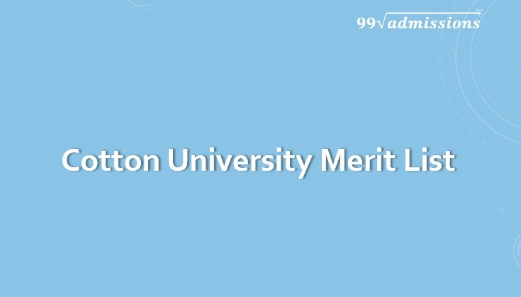 Cotton University Merit List