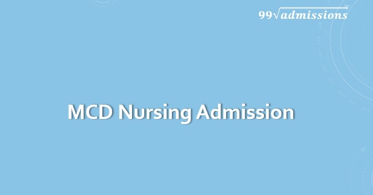 MCD Nursing Admission